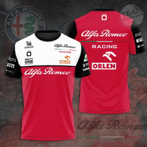 Alfa Romeo Racing 3D T shirt F1ARR003