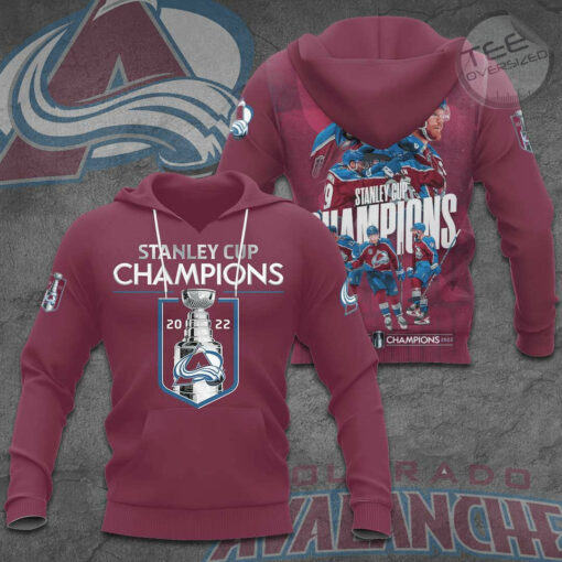 Colorado Avalanche 3D Hoodie NHLCA004