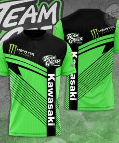 Kawasaki Racing Team 3D T shirt S1
