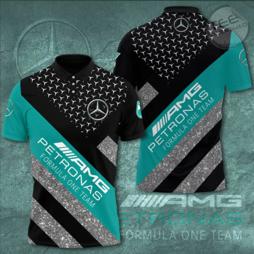 Mercedes AMG Petronas F1 Team 3D Apparels S30 Polo