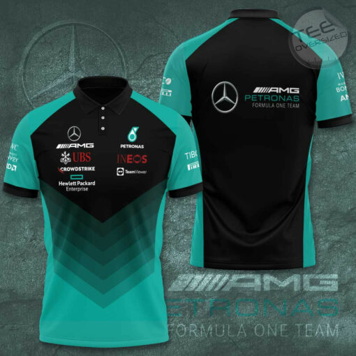 Mercedes AMG Petronas F1 Team 3D Apparels S47 Polo