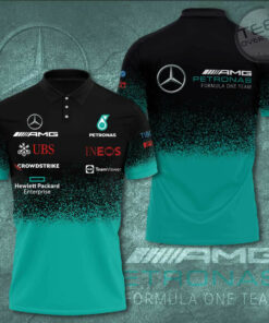 Mercedes AMG Petronas F1 Team 3D Apparels S48 Polo