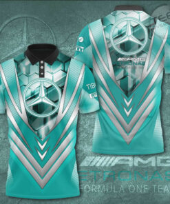 Mercedes AMG Petronas F1 Team 3D Apparels S60 Polo