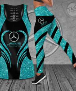 Mercedes AMG Petronas F1 Team 3D G03 Hollow Tank Top Leggings