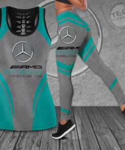 Mercedes AMG Petronas F1 Team 3D G05 Hollow Tank Top Leggings