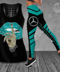 Mercedes AMG Petronas F1 Team 3D G08 Hollow Tank Top Leggings
