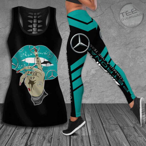 Mercedes AMG Petronas F1 Team 3D G08 Hollow Tank Top Leggings
