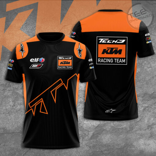Tech3 KTM Factory Racing 3D T shirt Tech3 E Racing 3D T shirt Red Bull KTM Tech3 3D T shirt
