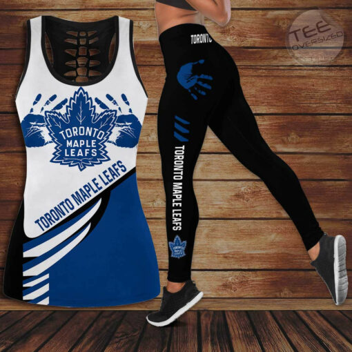 Toronto Maple Leafs Hollow Tank Top Leggings