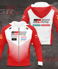 Toyota Gazoo Racing 3D Clothing Zip up Hoodie NCRTGR003