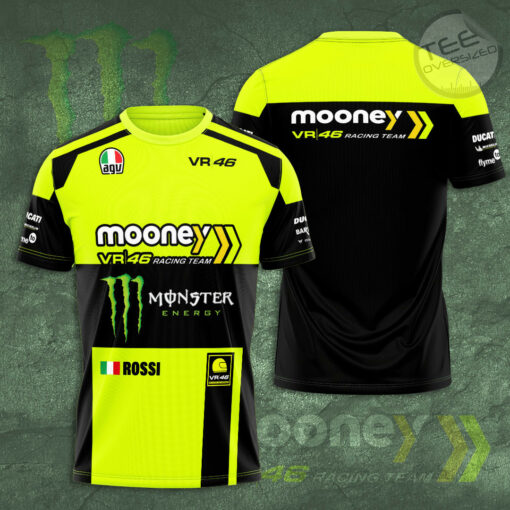 VR46 Mooney 3D T shirt new