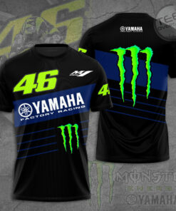 Yamaha Monster x Valentino Rossi VR46 3D T shirt