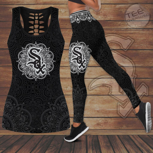 Chicago White Sox Hollow Tank Top Leggings
