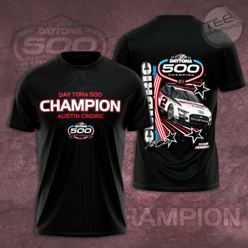 Daytona 500 3D Black T shirt