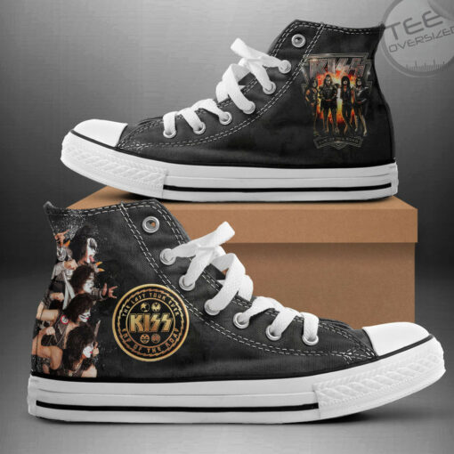 Kiss Band High Top Canvas Shoe OVS0124XC Design 01