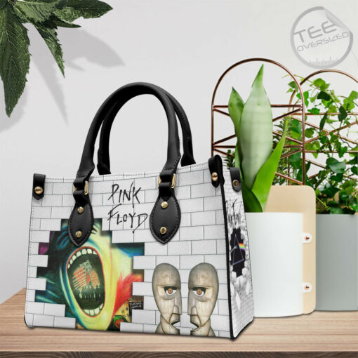 Pink Floyd Leather Handbag OVS0124O Black