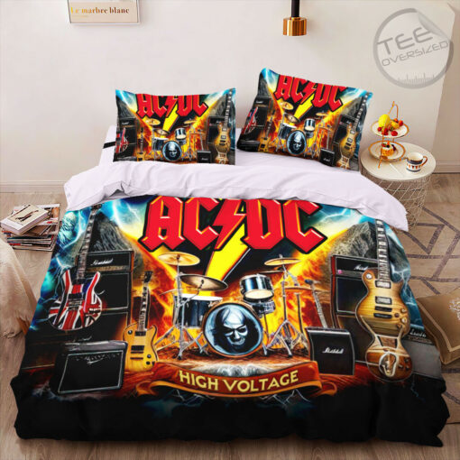 ACDC bedding set duvet cover pillow shams OVS0324SZ
