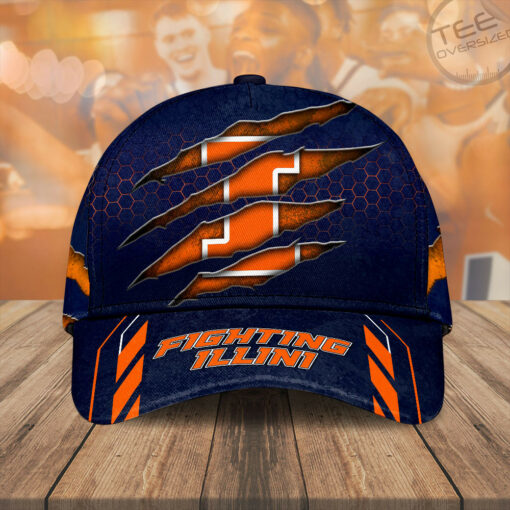 Illinois Fighting Illini Mens Basketball Hat NBA Cap OVS0324ZK