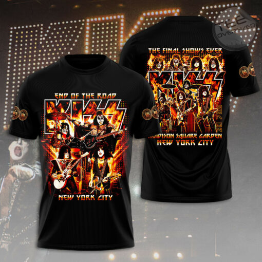 Kiss Band Black T shirt OVS0324SV