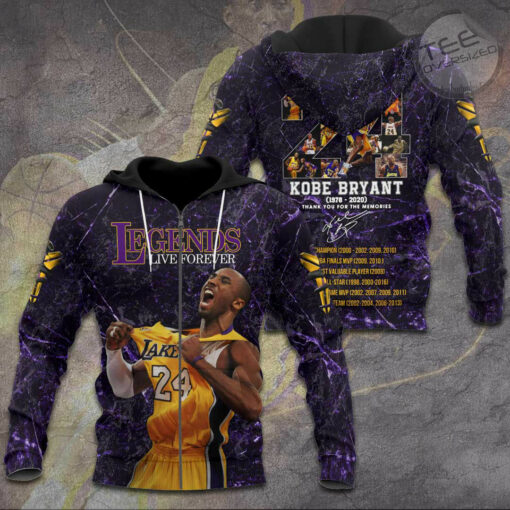 Kobe Bryant Zip up Hoodie OVS0324U