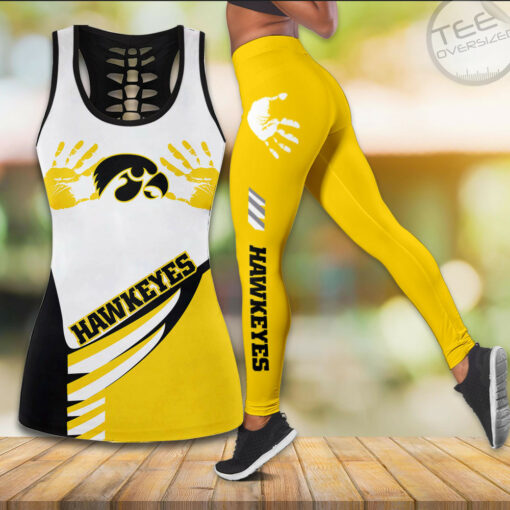 Iowa Hawkeyes Tank Top Leggings OVS0424SR