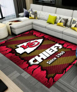 Kansas City Chiefs Rectangular Rug OVS0424ZG