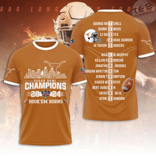 Texas Longhorns NFL T shirt OVS0424D