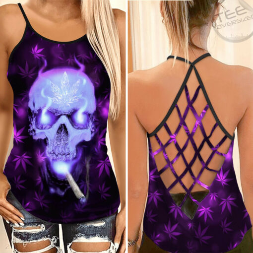 420 Criss Cross Tank Top OVS0524ZF