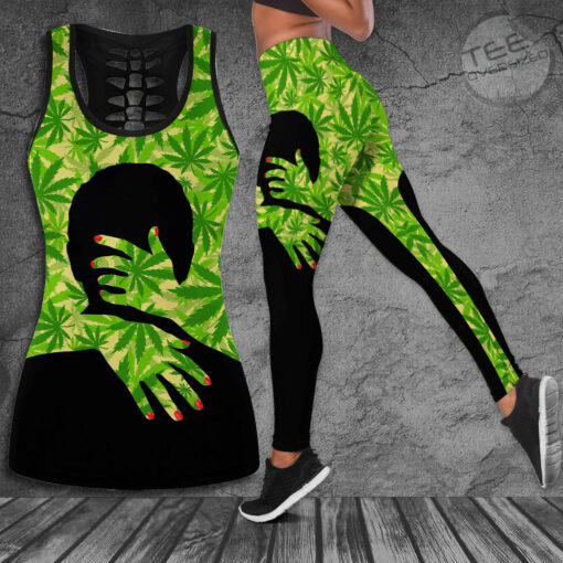 420 Hollow Tank Top Leggings OVS0524ZE