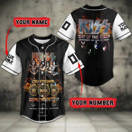 Personalized Kiss Band baseball jersey OVS0524SD