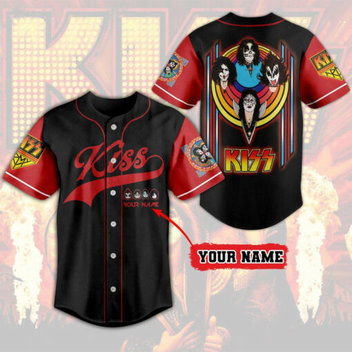 Personalized Kiss Band jersey OVS0524SC