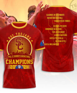 Usc Pac 12 Womens Basketball T shirt OVS0524W