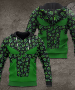 Just Hit It green Hoodie OVS0624L