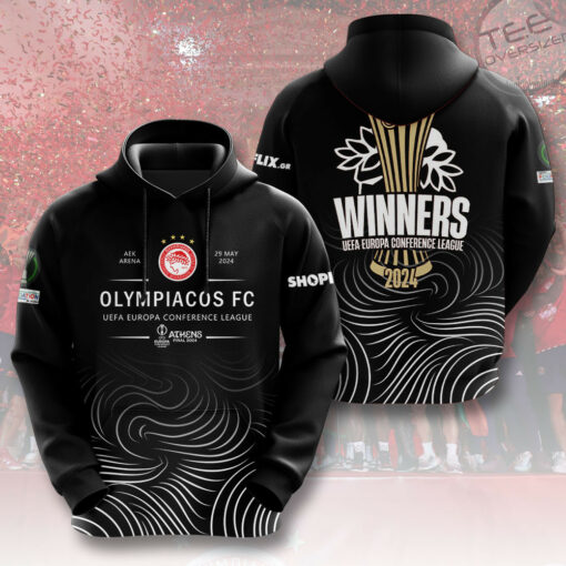 Olympiacos FC Black Hoodie OVS0624ZM