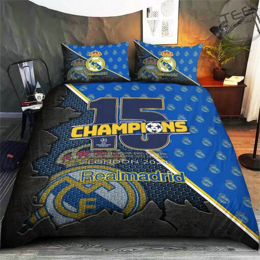 Real Madrid CHAMP15NS bedding set duvet cover pillow shams OVS0624SV