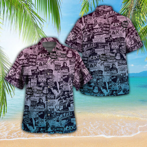 ACDC Hawaiian Shirt OVS0724W