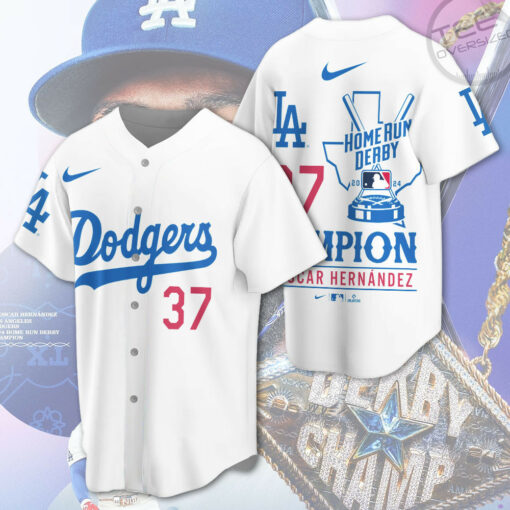 Los Angeles Dodgers x Teoscar Hernandez jersey OVS0824A