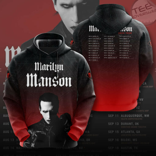 Marilyn Manson 2024 Tour Hoodie OVS0824SC