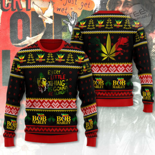Bob Marley ugly christmas sweater OVS1024SS