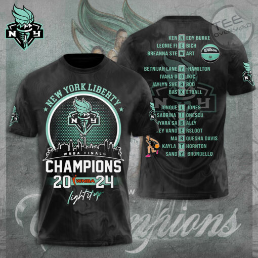 New York Liberty T shirt OVS1024SG