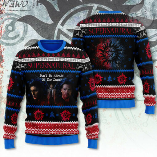 Supernatural ugly christmas sweater OVS1024SU