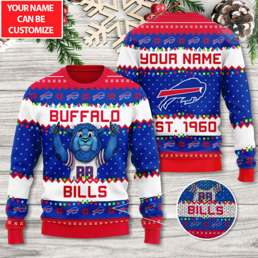 Buffalo Bills ugly sweater OVS1124L