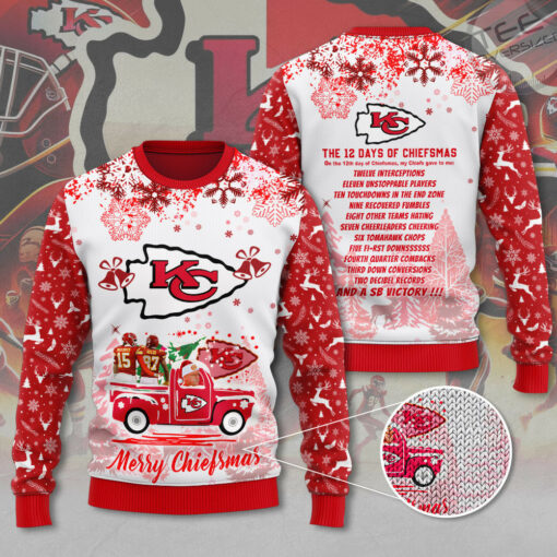 Kansas City Chiefs ugly sweater OVS1124P