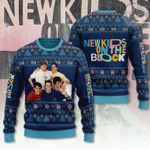 NKOTB ugly sweater OVERSIZEDTEE 21