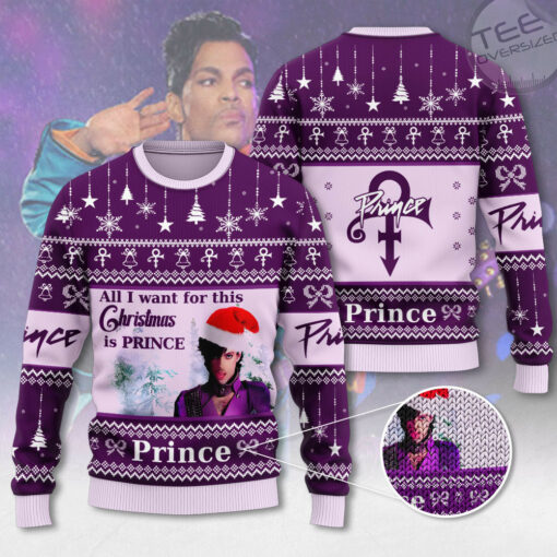 Prince ugly christmas sweater OVS1124F