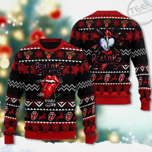 The Rolling Stones ugly christmas sweater OVS1124C