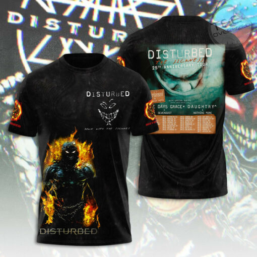 Disturbed T shirt OVERSIZEDTEE 42