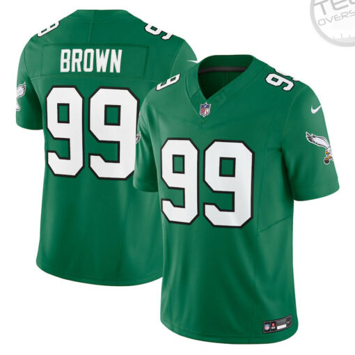 Jerome Brown green jersey OVERSIZEDTEE 53