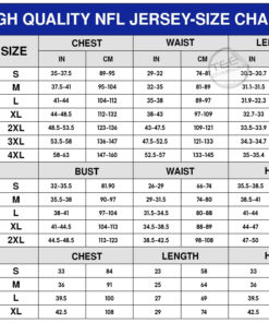 NFL jersey sizechart