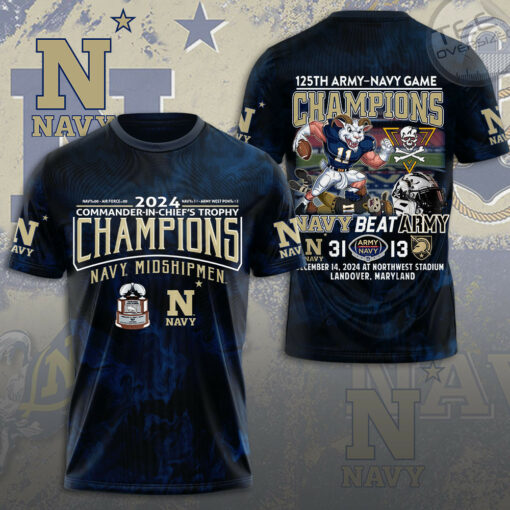 Navy Midshipmen football T shirt OVERSIZEDTEE 54